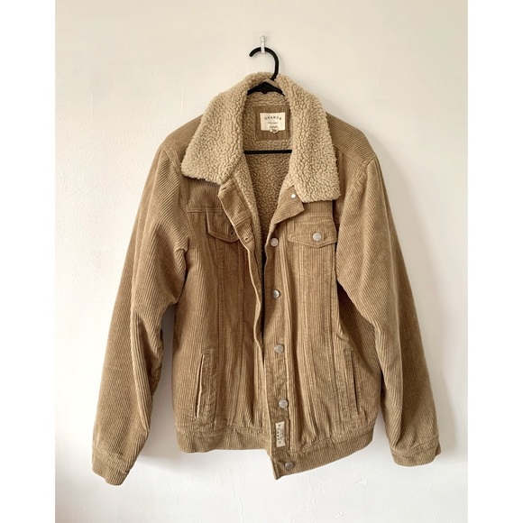 Coats | Ghanda Brown Cord Jacket | Poshmark